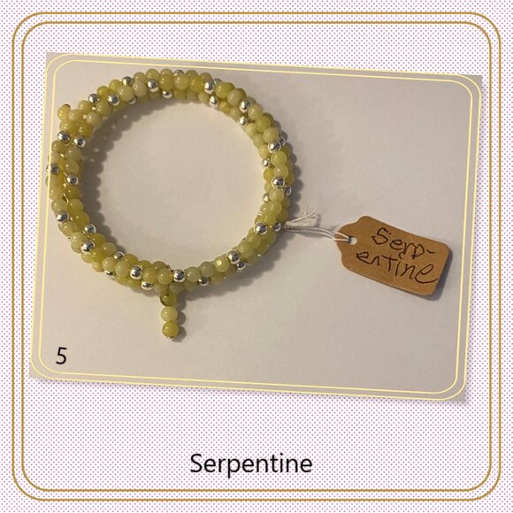 NEW Genuine Serpentine memory wire bracelet #5 - Picture 1 of 3